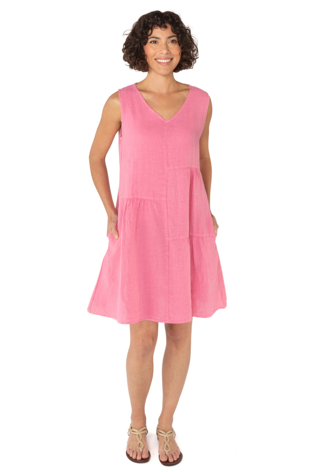 Cut Loose Hanky Linen Patch Dress Summer 2023- Special Order