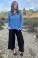 Habitat Clothing Pucker Weave Flounce Collar Jacket