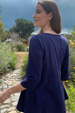 Color Me Cotton Supima Jersey Haiku Print Tunic by CMC Click