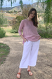 Color Me Cotton Linen Long Pocket Tunic by CMC Click